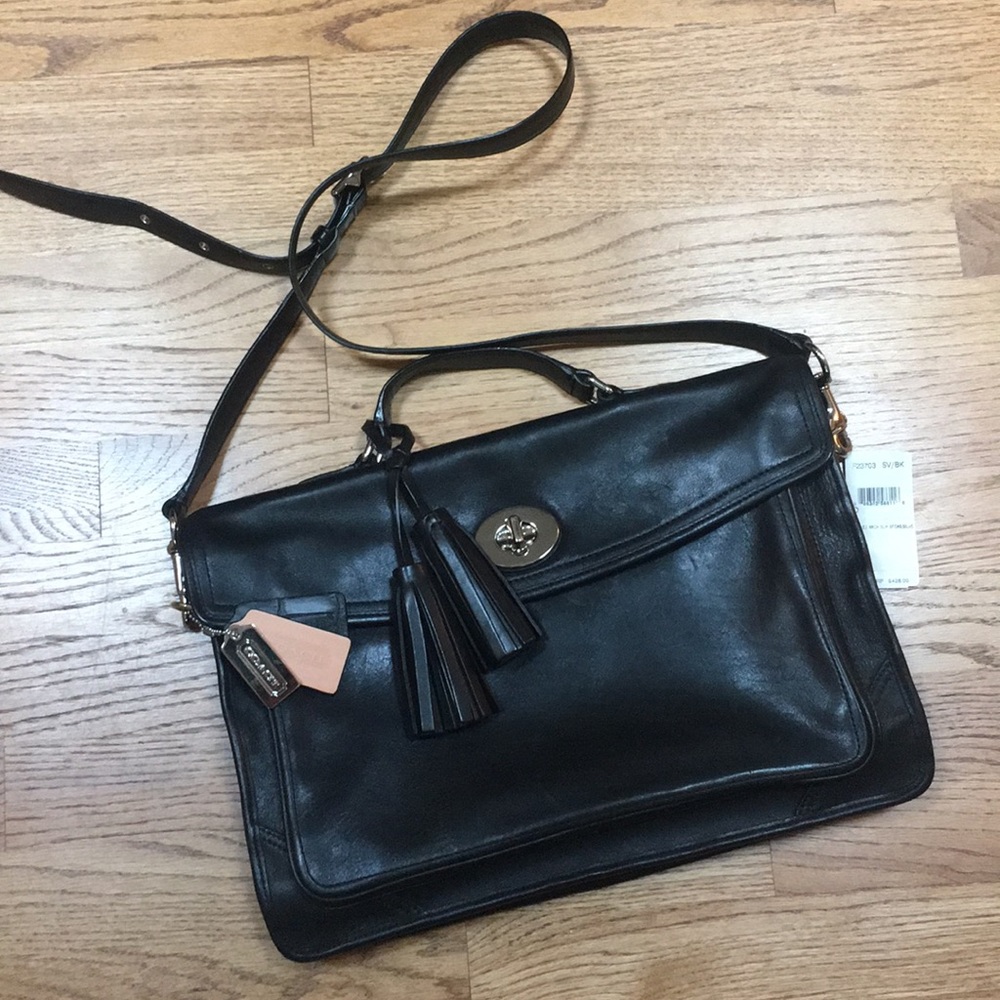 Coach Women’s Legacy Archival Slim Briefcase